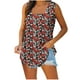 thumbnail image 1 of Puntoco Camisetas ajustadas para mujer Camiseta sin mangas estampada para mujer Top holgado, 1 of 4