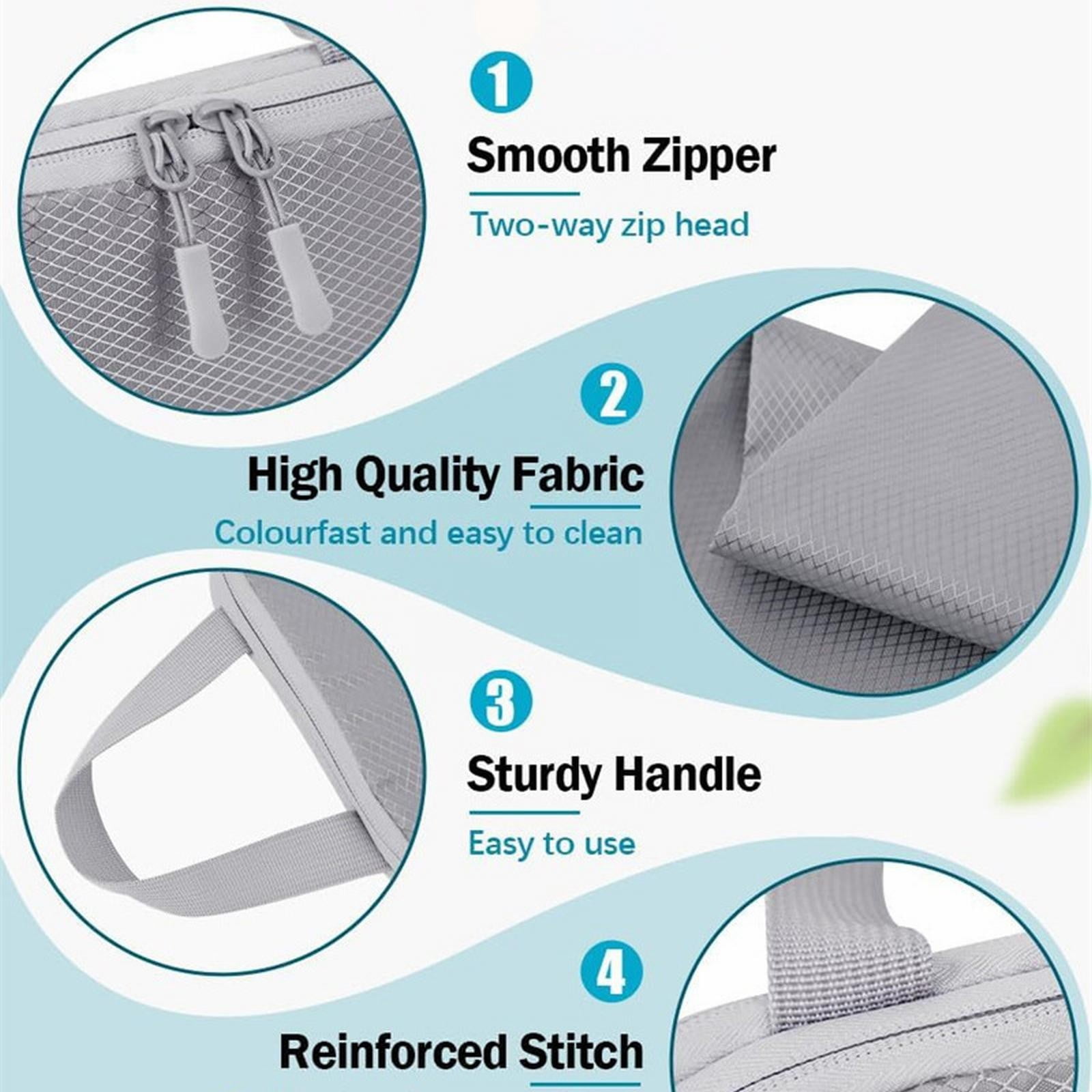 kjfeif Compression Packing Cubes for Travel, 9 Set Travel Packing Cubes for Suitcases, Compression Suitcases organizers Bag Set for Travel Essentials, Lightweight Packing organizers