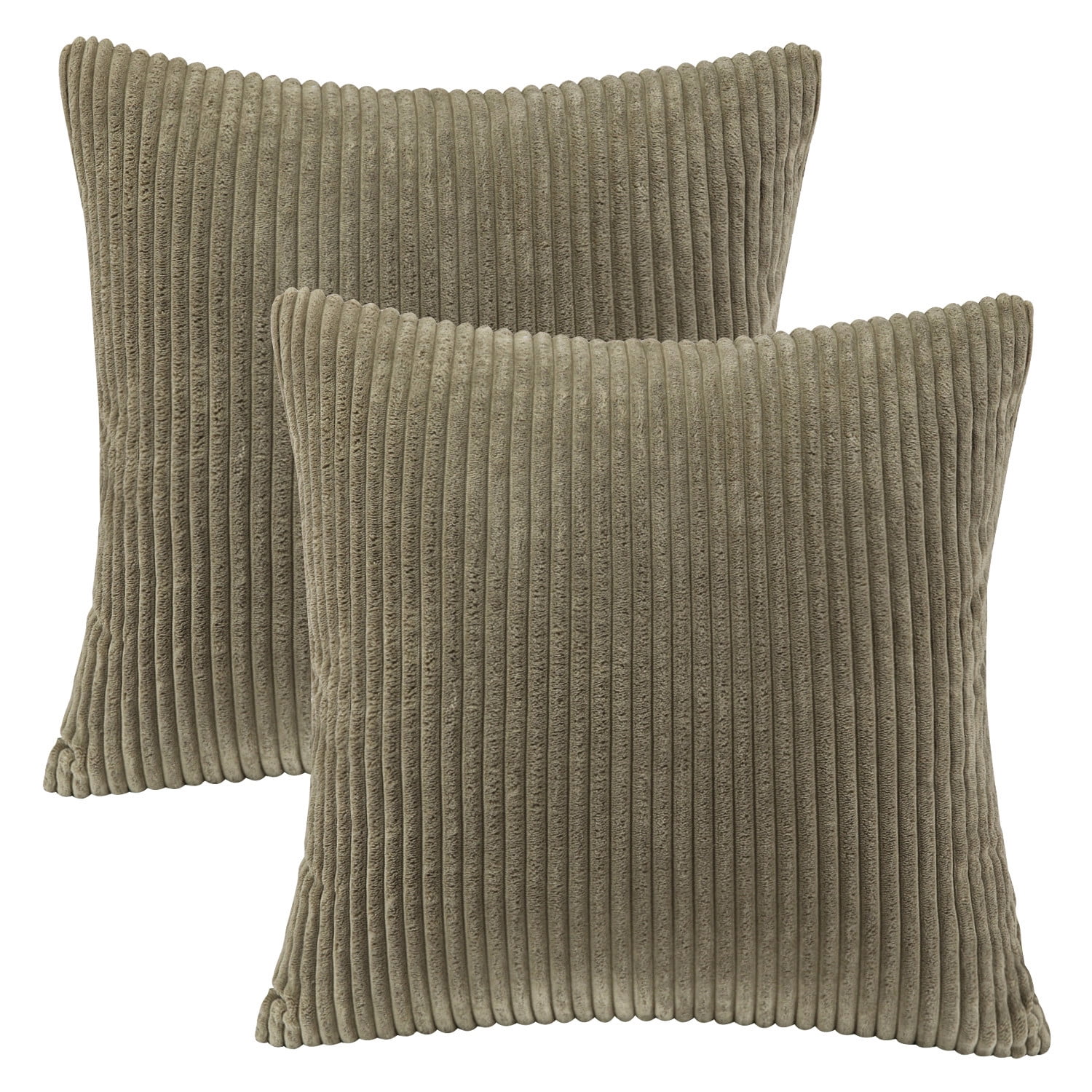 MIULEE Light Green Corduroy Decorative Throw Pillow Covers Pack of 2  Pom-pom Soft Boho Striped Pillo…See more MIULEE Light Green Corduroy  Decorative