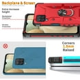 thumbnail image 5 of Case for Samsung Galaxy A13 5G Case Galaxy A32 5G Case Military Grade Drop Case with Kickstand Metel Ring Magnetic Holder Shockproof Protective for Galaxy A13 5G Phone Case (Blue), 5 of 10