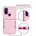 thumbnail image 5 of For Moto G Pure / G Power 2022 Case, 2 in 1 Heavy Duty Armor Shockproof Tough Hybrid Dual Layer Rubber Drop Protection Soft Bumper Rugged Protective Phone Cover Case for Moto G Pure -Pink, 5 of 7