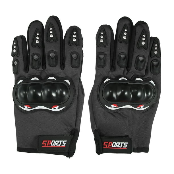 1 Par Montar Guantes Forros Protector Todos Dedos Guantes Negro