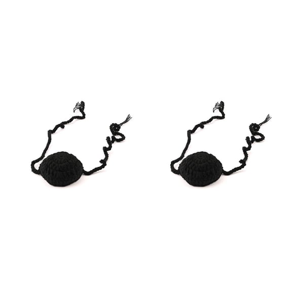 Eigraketly Calentador de cubierta de nariz de punto unisex para adultos y niños, protector nasal negro Type1 NO1