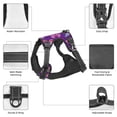 thumbnail image 3 of Vsdgher Bright Butterflies Pattern Dog Harness,No Pull Pet Harness with Soft Padded Handle,Adjustable Reflective Vest with 2 Buckles,4 Slide Buckles,S-XL Large, 3 of 4