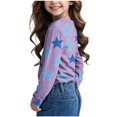 thumbnail image 4 of YunPes Girls' Long Sleeved Shirts Colorful T Shirts Round Neck Tops Light T Shirts Loose Pullovers Basic Long Sleeve Tee Shirts, 4 of 6