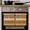 yellow, variant on Farmhouse Yellow Brown 1 Pack Kitchen Towel, Water Absorbent Dish Towel, Vintage Wooden Striped Decorative Hand Towels - Quick Drying Cloth for Cooking Baking, 18x28 Inch