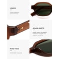 thumbnail image 4 of Gafas de Sol SOJOS Retro Polarizadas Hexagonales UV400 SJ2389, 4 of 5