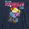 thumbnail image 2 of Rugrats Naughty Angelica Christmas Adult Pull-Over Hoodie, Navy, 2X-Large, 2 of 4