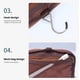 thumbnail image 5 of Artículos de Tocador de Tamaño de Viaje Personalizados para Hombres, Organizador de Viaje Duradero y Elegante para Viajes, Aseo y Cuidado Personal, Artículos de Viaje Esenciales de Cuero Impermeables., 5 of 8