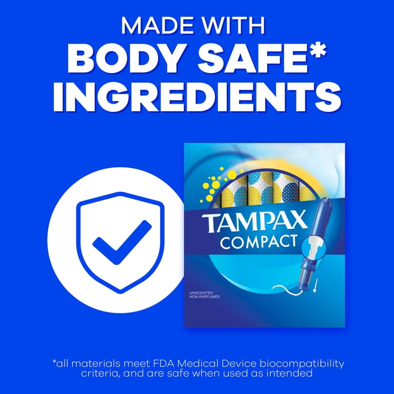 Tampax Compact Pearl Tampons Multipack, with LeakGuard Braid