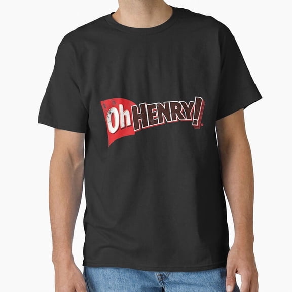 Oh Henry Candy Bar Vintage Retro Chocolate Logo Graphic H4653 T-Shirt, for Men and Women, Up to Size 5XL