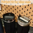thumbnail image 5 of 40 OZ Tumbler Lid Replacement Fit for Stanley Cup, 2 Pack Clear Replacement Lids Fit for Stanley Travel Tumbler, Spill Proof Tumbler Covers for Stanley Cup Accessories, 5 of 12