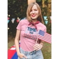 thumbnail image 2 of Time To Sparkle Fireworks T-Shirt Women -Image by Shutterstock, Female x-Large, 2 of 4