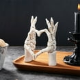 thumbnail image 6 of Skeleton Hands Statue,Heart Hands Sculpture,Hand Gesture Desk Statues Love Ornaments,Heart Shape Finger Gesture Sculpture Decor for Bookshelf/Coffee Desktop/Halloween Decorations-A, 6 of 6