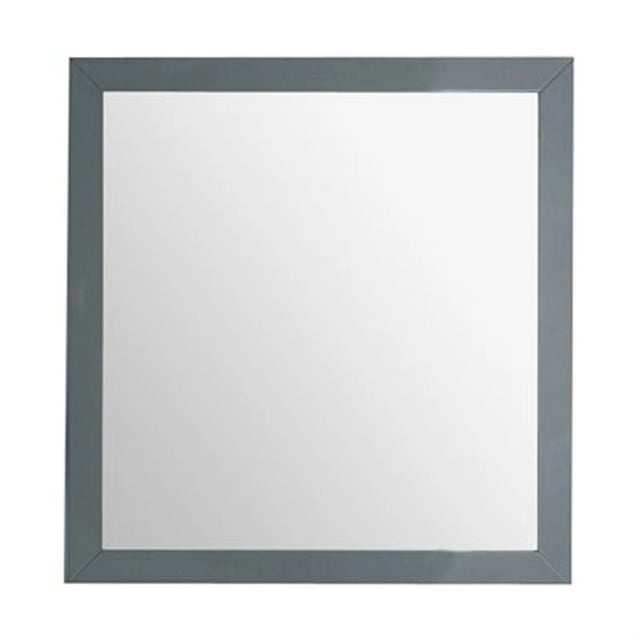 Miroir Gris Entièrement Encadré de 30 Po
