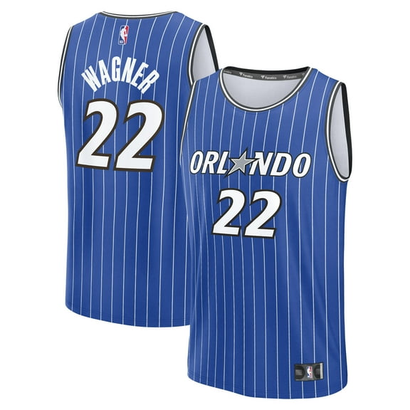 Men's Fanatics Franz Wagner Blue Orlando Magic Fast Break Replica Player Jersey - Icon Edition