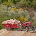 thumbnail image 3 of Zaer Ltd. Small Red Metal Tractor with Cart “The Aldean”, 3 of 9