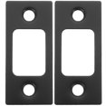 thumbnail image 1 of LEEYNEER Deadbolt Strike Plate Black 2Pcs 2.24X0.67In, 1 of 9