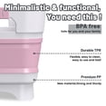 thumbnail image 5 of Collapsible Dish Basin with Drain Plug, 9L(2.4Gal) Capacity, Space Saving Portable Sink for Baby bottle, Kitchen, Camping& RV, Gray, 5 of 7