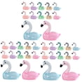 thumbnail image 4 of FRCOLOR 90 Pcs Mini Flamingo Figurines Luminous Flamingo Statues Flamingo Bonsai Decorations, 4 of 8