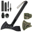 thumbnail image 1 of Camping Axe Survival Hatchet Multi-tool 17.7" Outdoor Adventure Tactica, 1 of 6