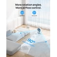 thumbnail image 5 of Dreo Oscillating Table Fan for Whole Room, 70 ft Powerful Airflow, Quiet, Remote Control, Air Circulator, 120° Adjustable Tilt, 4 Speeds, 8 H Timer, 5 of 7