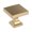 Champagne Bronze, variant on Miseno Mcktrk3106 Vallombrosa 1-1/16" Square Cabinet Knob - Bronze