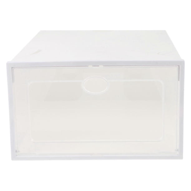 1Pc Shoe Container Transparent Shoes Case Plastic Drawer-Type Shoes Container