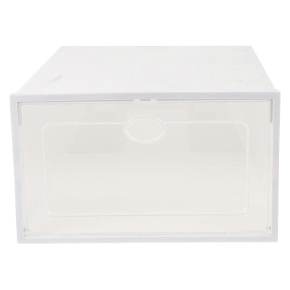 1Pc Shoe Container Transparent Shoes Case Plastic Drawer-Type Shoes Container
