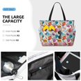 thumbnail image 3 of Daiia Skulls and Roses Beach Travel Bag - Water-Resistant Beach Bag, Lightweight Tote with 7 Pockets for Women and Men - Gym,Pool,Camping,Reusable Grocery Bag, 3 of 7