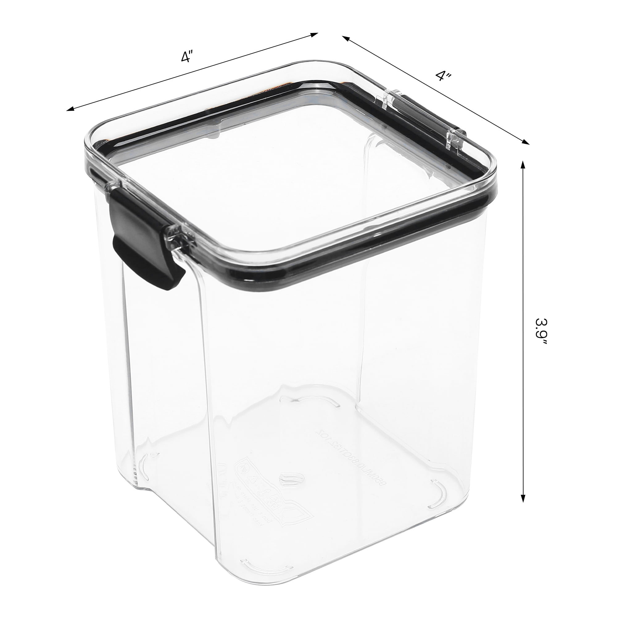 Unique Bargains 5 Pcs Airtight Food Storage Containers 32 oz Transparent