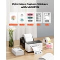 thumbnail image 2 of MUNBYN RealWriter 941 Bluetooth 300DPI Thermal Label Printer - White, 2 of 7