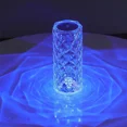 thumbnail image 4 of Lámpara de cristal 1 paquete, lámpara de mesa Rose Diamond, 16 colores con control táctil y remoto, decorativa recargable por USB, 4 of 4