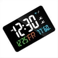 thumbnail image 2 of Reloj de Escritorio Inteligente con Conexión USB, Wifi, Termómetro e Higrómetro con Pantalla LED Digital y Herramientas de Calibración Automática Wifi., 2 of 5