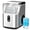 Silver, variant on Nugget Ice Makers Countertop, Pebble Ice Maker Machine with 40lbs/24H Soft Ice, Self-Cleaning Ice Maker with Ice Scoop