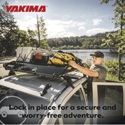 Yakima Cargo Warrior Locking Brackets for Roof Rack Cargo Baskets, Set of 2