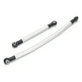 thumbnail image 2 of Metal Steering Linkage Rod, Steering Rod Links Ties Kit Upgrade Parts With Rod Ends For Scx10 90046 90047 Silver, 2 of 8
