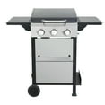 thumbnail image 5 of Kadyn Garden Grill with 3-Burner and 36900BTU, Patio Backyard Barbecue Grill with Wire Enamel Cooking Grids for Outdoor Barbecue, Black, 5 of 7