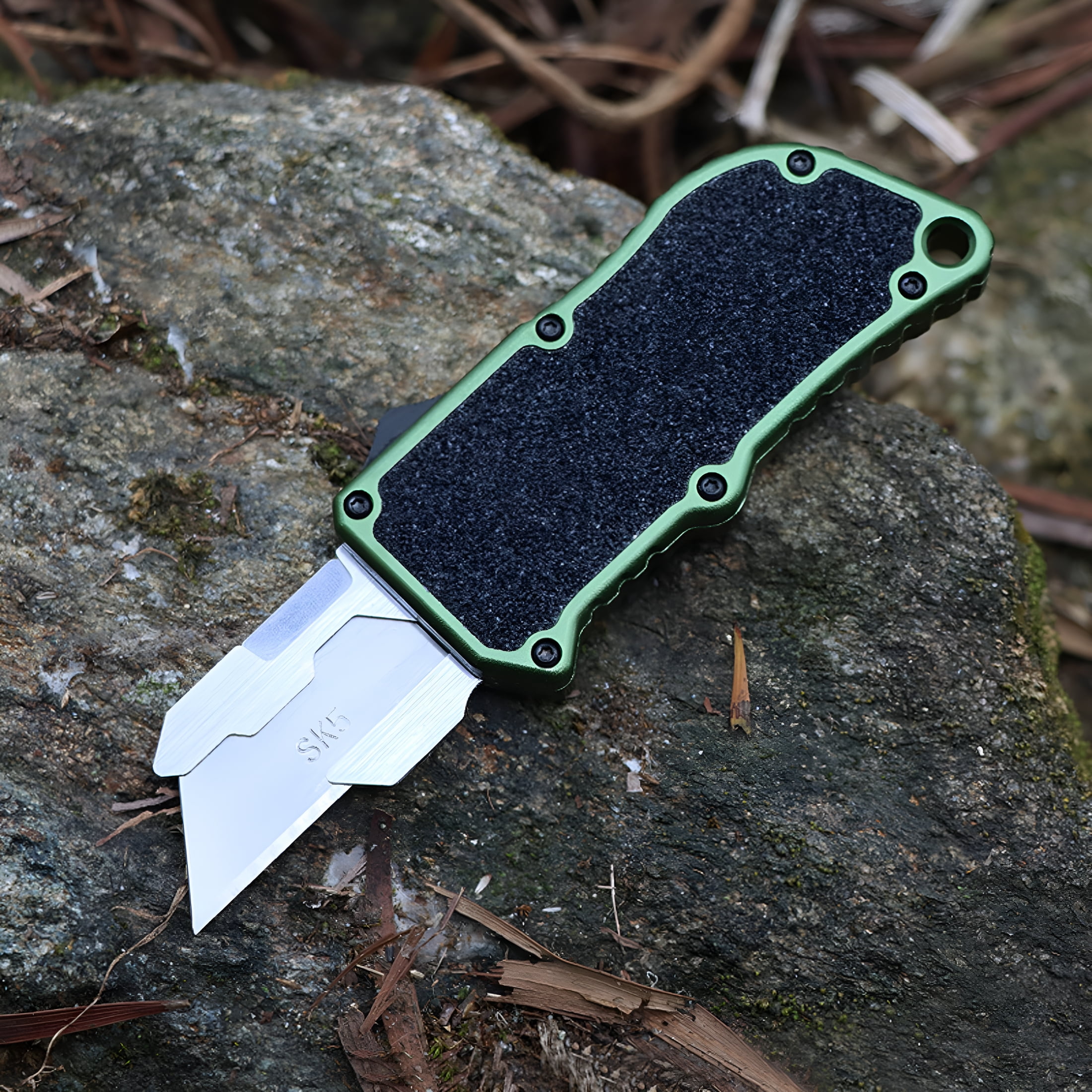 EXLEAF 2026 New Utility Knife Box Cutter,Auto-Retractable Utility Knife,Box Cutter Precision Craft Utility Knives for Office Home Arts,Change Blade Razor Knife,Aluminum Alloy Shell