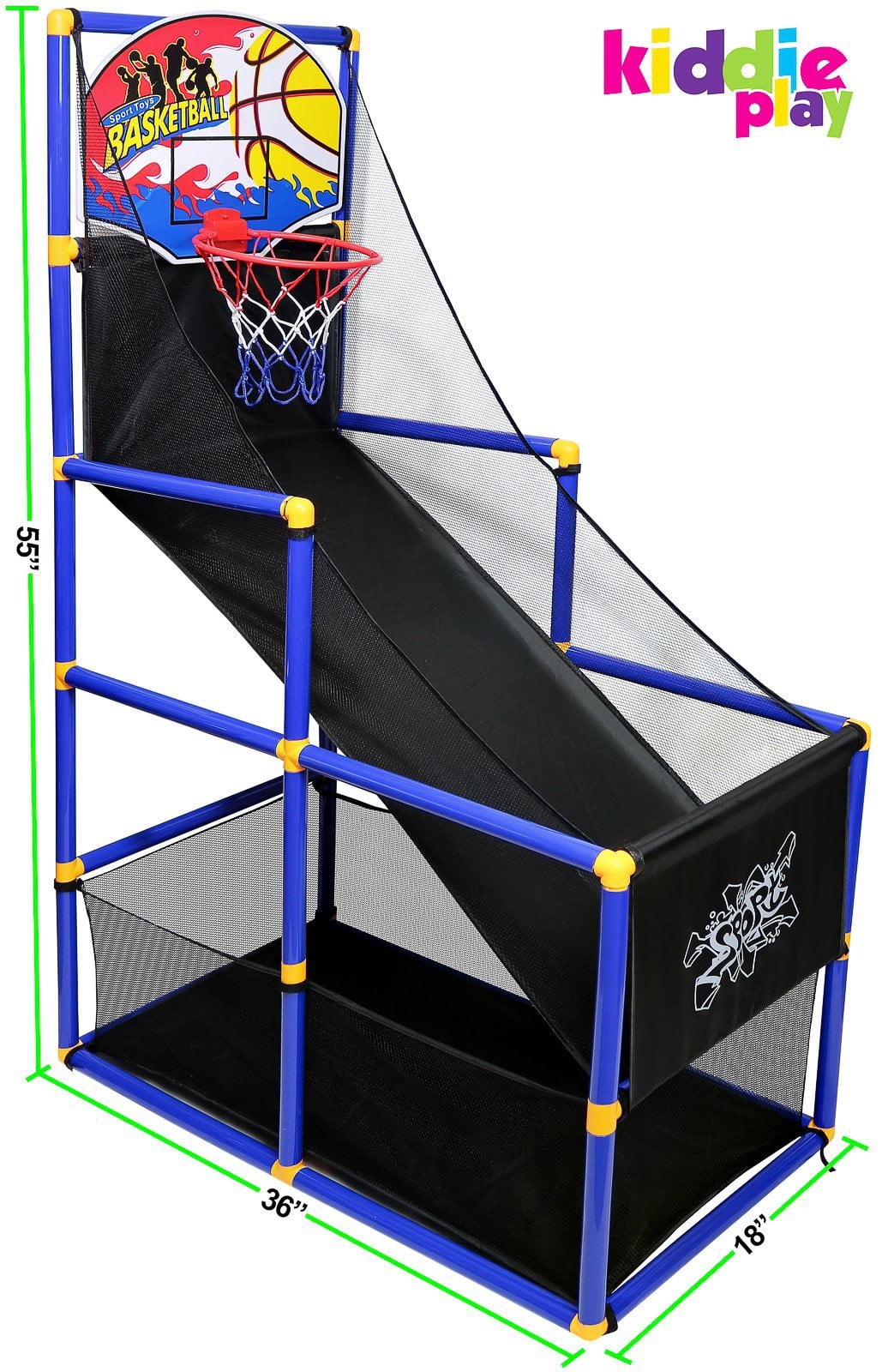 Kiddie Play Kids Basketball Hoop Arcade Game Ship for sale online 