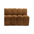 thumbnail image 5 of Meridian Furniture Arc Saddle Velvet Modular Sectional, 5 of 11