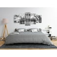 thumbnail image 2 of Tiptophomedecor Stretched Canvas Wall Art - New York Collage Black & White - Stretched & Framed Ready To Hang Art, 2 of 3