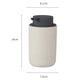 thumbnail image 2 of Dispensador de jabón de manos espumoso de cerámica, dispensador de jabón para baño, dispensador de loción para cocina, dispensador de jabón con vetas mate rellenable, 2 of 5