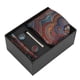 thumbnail image 3 of Conjunto de corbata para hombre, 5 uds., exquisito traje Formal de negocios para hombre, traje de boda, corbata de esmoquin, caja de regalo decorativa A6, 3 of 5
