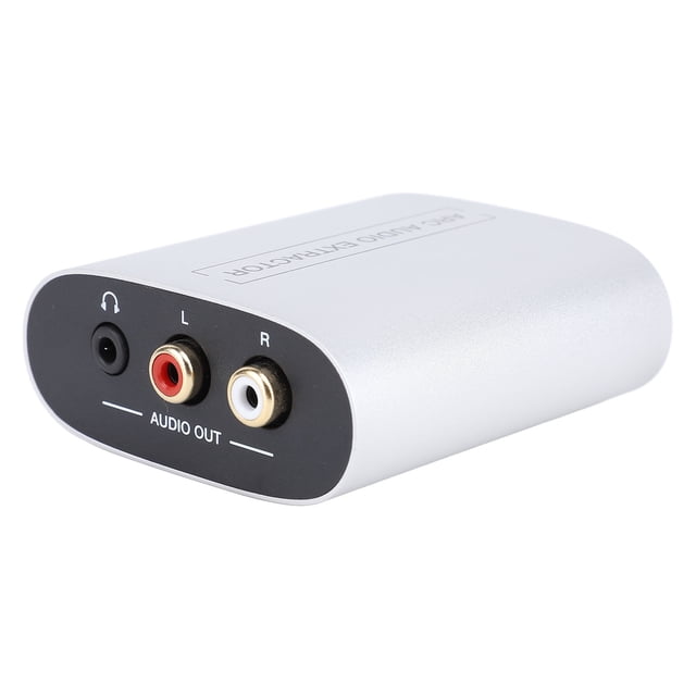 Sound Extractor Splitter, Supports HD Multimedia Interface 1.4 Sound Extractor Analog Stereo Output for TV