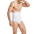 thumbnail image 4 of Qarigey Ropa interior de hombre Entrenador de cintura Corsé Calzoncillos Body Shapewear Ropa interior Blanco METRO, 4 of 6