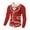 #606-Red, variant on Handshe Men's Long Sleeve Shirt with Creative Print for Valentine's Day