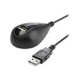 thumbnail image 1 of StarTech.com 5ft Desktop USB Extension Cable - A Male to A Female - 5 ft USB A to A Extension Cable - 5ft USB 2.0 Extension cord (USBEXTAA5DSK) - USB extension cable - USB (M) to USB (F) - 5 ft - black - for P/N: MSDREADU2OTG, USB56KEM3, USB56KEMH2, UUSBOTG, 1 of 3