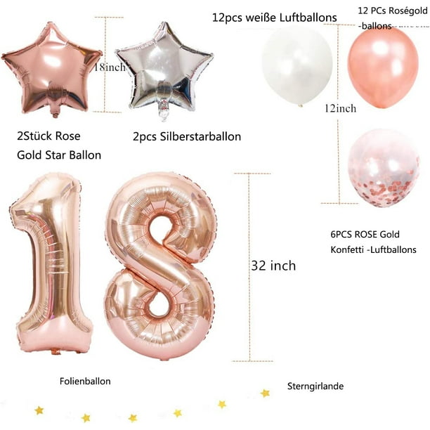 Décoration d'Anniversaire 18 ans, Cadeau d'Anniversaire 18 Ans, Déco d' Anniversaire - Jour de Fête Décoration d'Anniversaire 18 ans, Cadeau d'Anniversaire 18 Ans, Déco d' Anniversaire - Jour de Fête