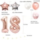 thumbnail image 2 of Globos elegantes de oro rosa, decoraciones premium reutilizables para el cumpleaños número 18 para hombres y mujeres, juego completo de suministros para fiestas con globos de confeti y pancarta de, 2 of 5